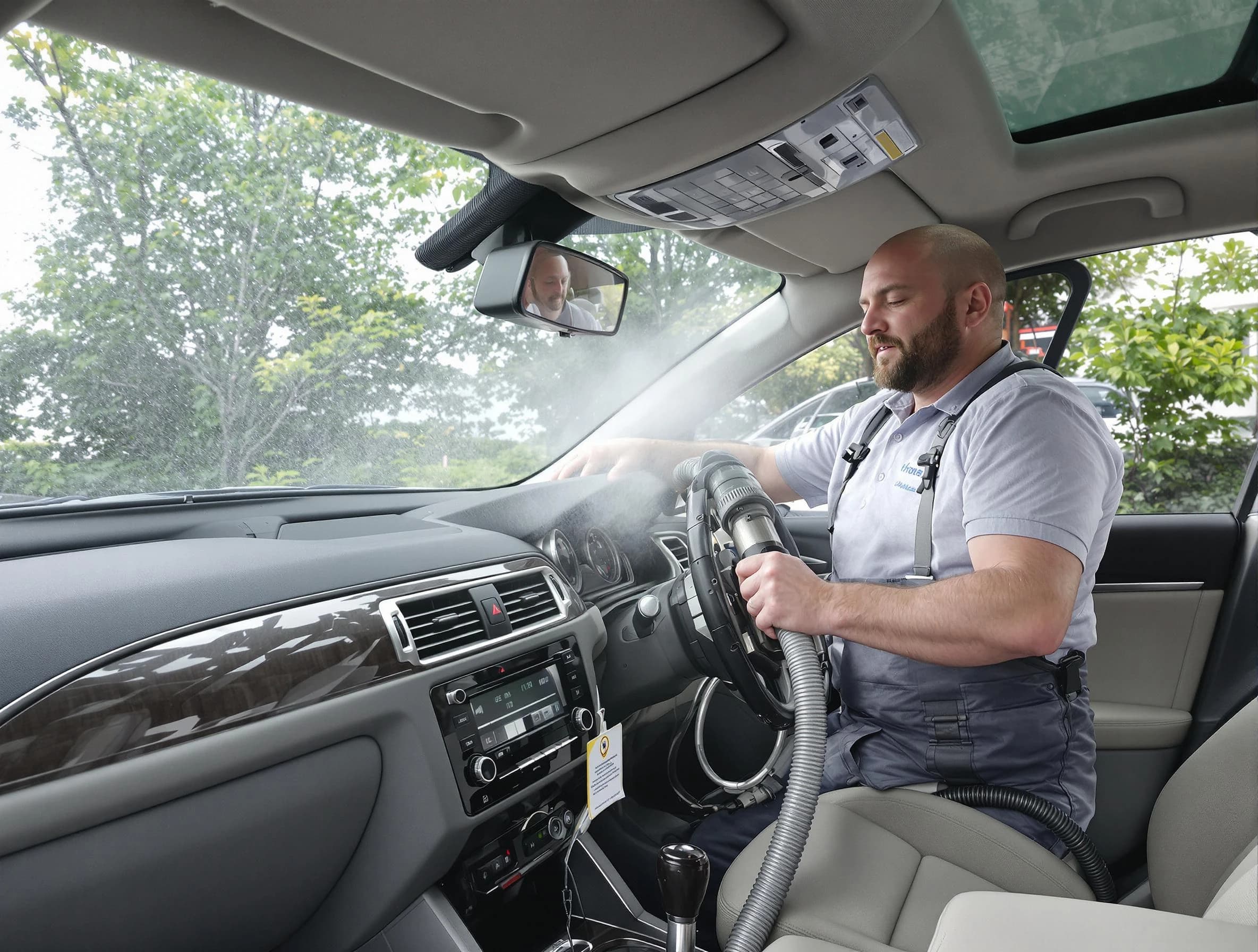 Cherry Hills Village Air Duct Cleaning specialist performing professional car duct cleaning in Cherry Hills Village