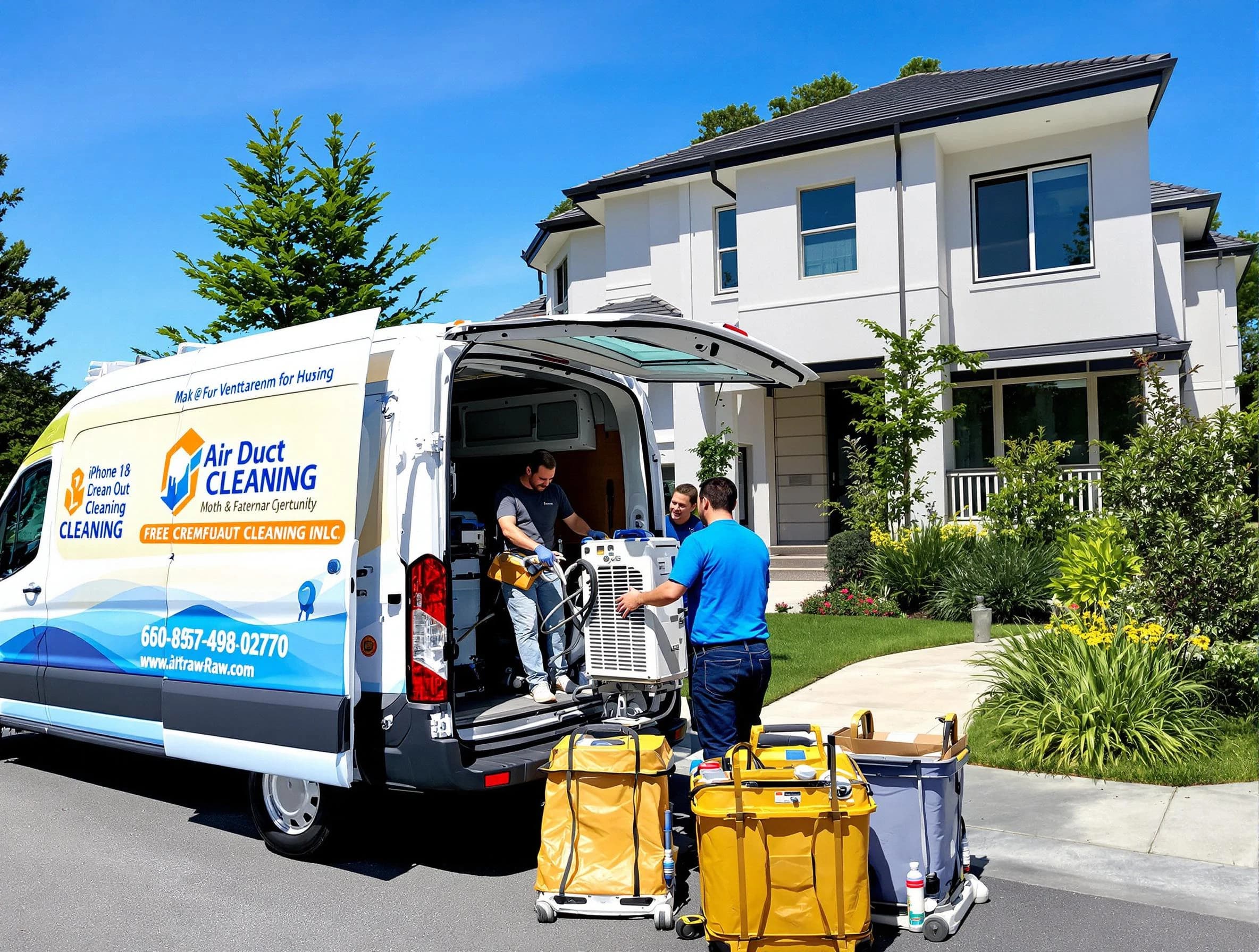Cherry Hills Village Air Duct Cleaning technician performing professional air duct cleaning in Cherry Hills Village