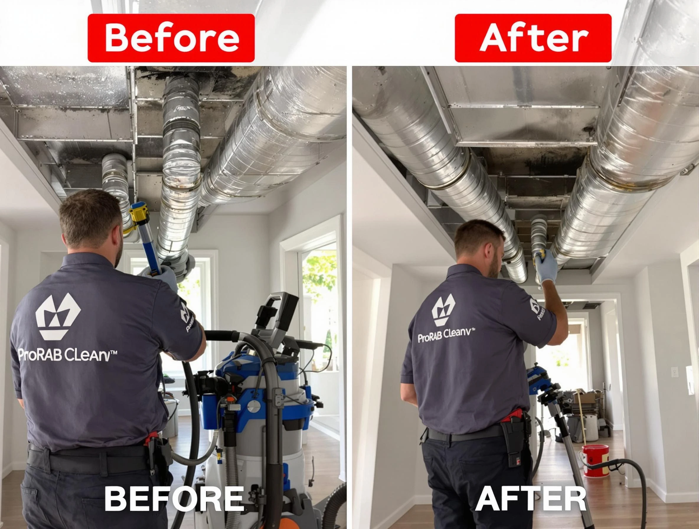Cherry Hills Village Air Duct Cleaning expert performing thorough residential duct cleaning in a Cherry Hills Village home